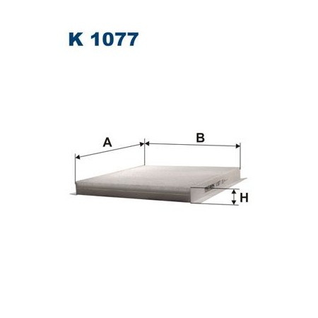 FILTRON K 1077 - Hyttfilter passar till: SAAB 9000 2.0/2.3/3.0 09.84-12.98