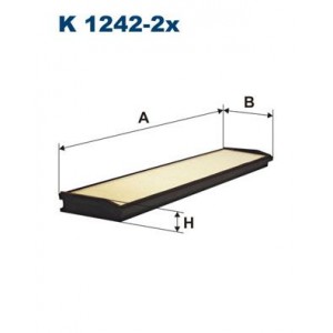 K 1242-2x Filter, cabin air FILTRON - Top1autovaruosad