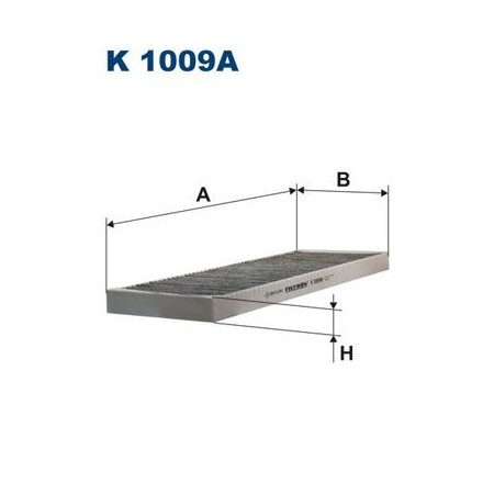 K 1009A Suodatin, matkustamon ilma FILTRON