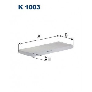 FILTRON K 1003 - Cabin filter fits  AUDI  - Top1autovaruosad