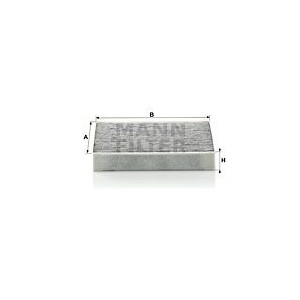 MANN-FILTER CUK 2030 - Cabin filter with  - Top1autovaruosad