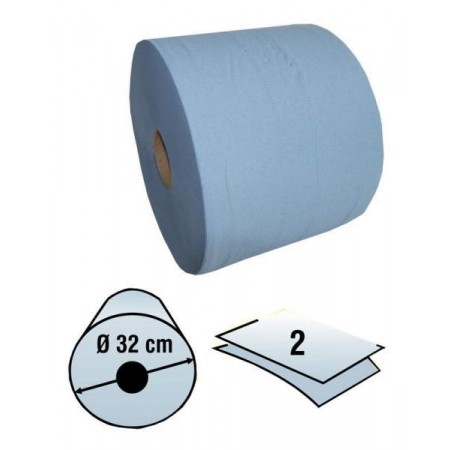 Roll paper 2-ply 555mx24cm lint-free