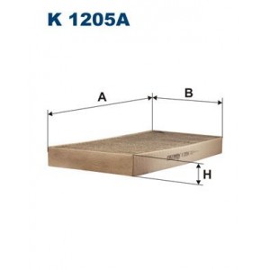 K 1205A Filter, cabin air FILTRON - Top1autovaruosad