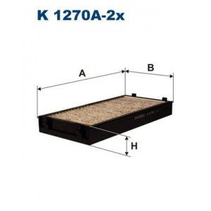 K 1270A-2x Filter, cabin air FILTRON - Top1autovaruosad