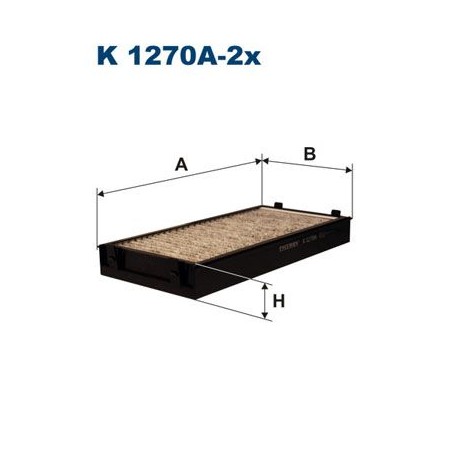 K 1270A-2x Filter, cabin air FILTRON