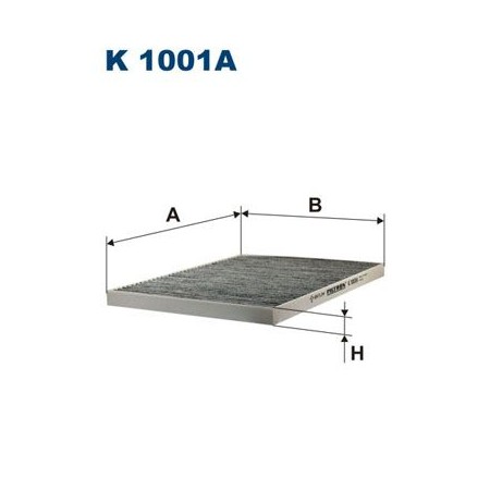 K 1001A Фильтр, воздух во внутренном пространстве FILTRON