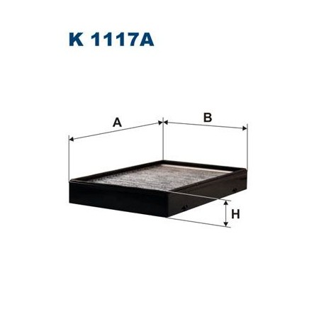 FILTRON K 1117A - Inredningsfilter med aktivt kol passar VOLVO 850, C70 I, S70, S90 I, V70 I, V90 I, XC70 I 2.0-2.9 06.91-10.0