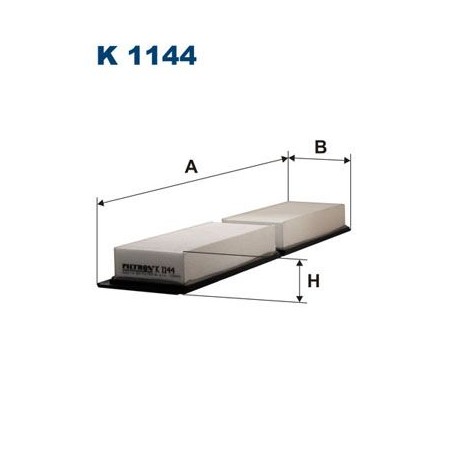 K 1144 Filter, kabin luft FILTRON