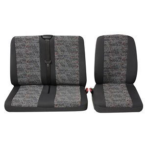 Seat cover set Profi3, gray