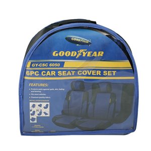 Seat cover set, 6 parts