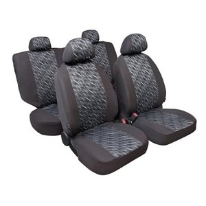 Seat cover set Graffio, gray anthracite