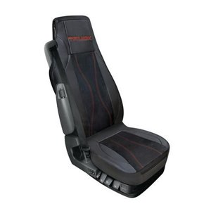 Truck seat cover red-black