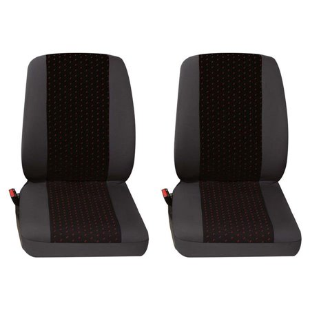 Seat covers Profi1 1 + 1 seat red