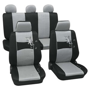 Seat cover set Gecko gray SAB1 Vario