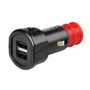 Quick charger 2 USB, 12-32V, 2.7A, DIN socket