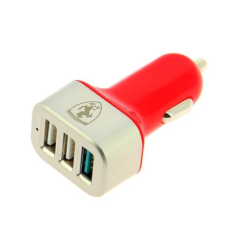 Ferrari snabbladdare 3 * USB, 5.2A, 12/24V