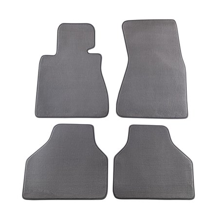 Comet gray 4pcs BMW E65 7-s textile mats