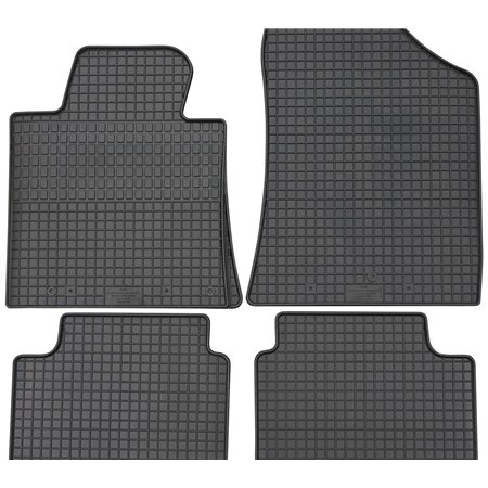 Kia Ceed 05/12- rubber mats 4 pcs
