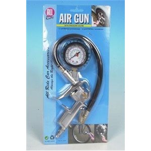 Air pistol with manometer
