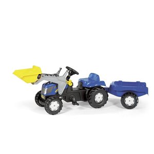 New Holland TVT190 with trolley and bucket
