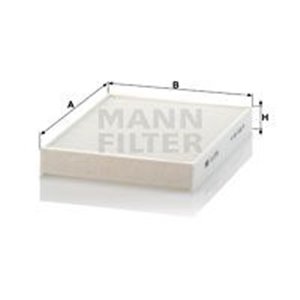 CU 2736-2 Filter, kabin luft MANN-FILTER - Top1autovaruosad