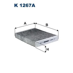 K 1267A Filter, cabin air FILTRON - Top1autovaruosad