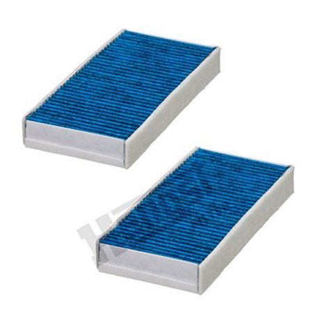 HENGST FILTER E3950LB-2 - Cabin filter anti-allergic, with activated carbon fits: BMW 1 (F40), 2 (F45), 2 GRAN COUPE (F44), 2 GR