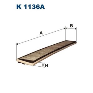 K 1136A Filter, cabin air FILTRON - Top1autovaruosad