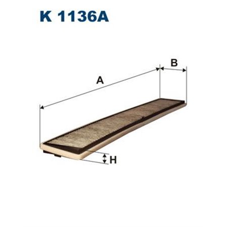 K 1136A Filter, cabin air FILTRON