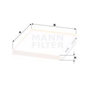 MANN-FILTER Filter, salongiõhk CU 24 013