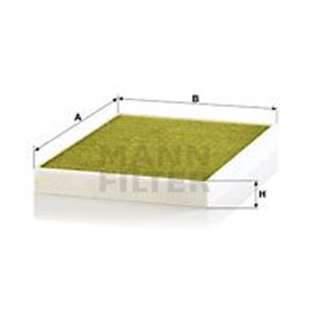 MANN-FILTER CUK 31 003 - Cabin filter with activated carbon fits: AUDI A4 ALLROAD B9, A4 B9, A5, A6 ALLROAD C8, A6 C8, A7, A8 D5