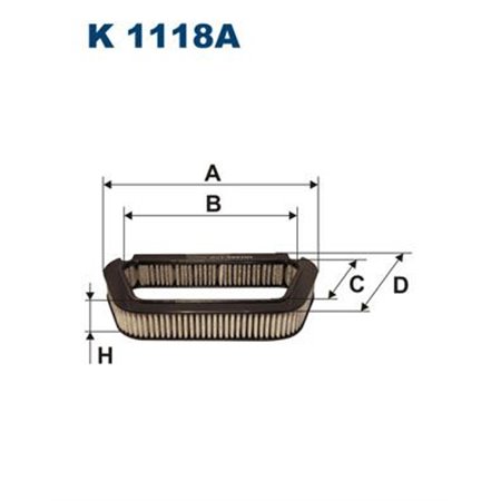 K 1118A Filter, kabin luft FILTRON