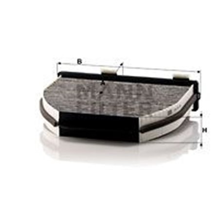 MANN-FILTER CUK 29 005 - Cabin filter with activated carbon fits: MERCEDES AMG GT (C190), AMG GT (R190), C (C204), C T-MODEL (S2