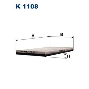 K 1108 Suodatin, matkustamon ilma FILTRON - Top1autovaruosad