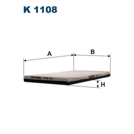 K 1108 Suodatin, matkustamon ilma FILTRON