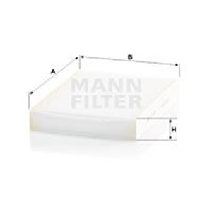 CU 27 009 Фильтр, воздух во внутренном пространстве MANN-FILTER - Top1autovaruosad
