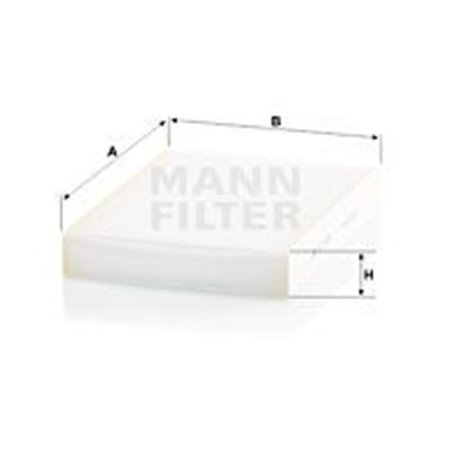 CU 27 009 Filter, kabin luft MANN-FILTER