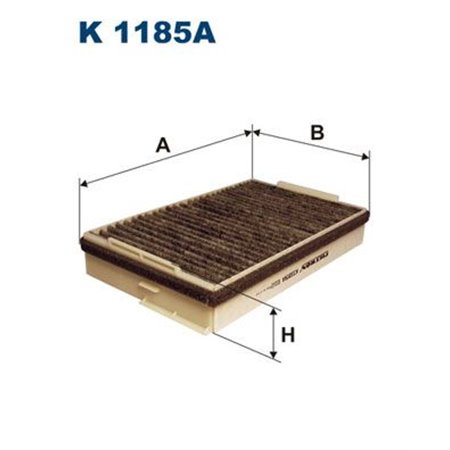 FILTRON K 1185A - Kabinfilter med aktivt kol passar till: DAF 75 CF, CF, CF, CF 65, CF 75, CF 85 01.01-