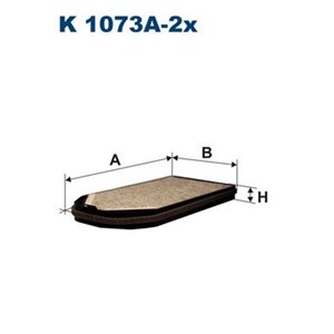 K 1073A-2x Filter, cabin air FILTRON - Top1autovaruosad