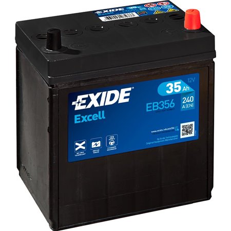 Batteri Excell 35Ah 240A 187x127x220 - +