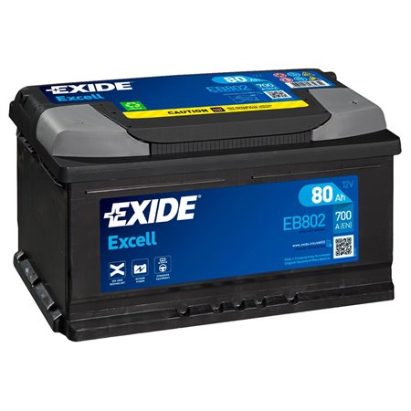 Batteri Excell 80Ah 700A 315x175x175 - +