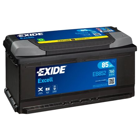 Batteri Excell 85Ah 760A 353x175x175 - +