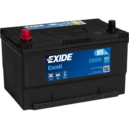 Exide Excell 85Ah 800A 300x192x192 + -