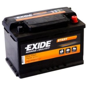 EXIDE START 74Ah 680A 280x175x190 - +