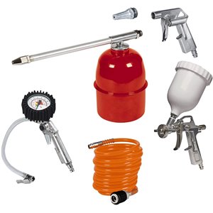 Compressed air tool kit 5 parts