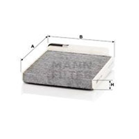 CUK 1829 Filter, cabin air MANN-FILTER