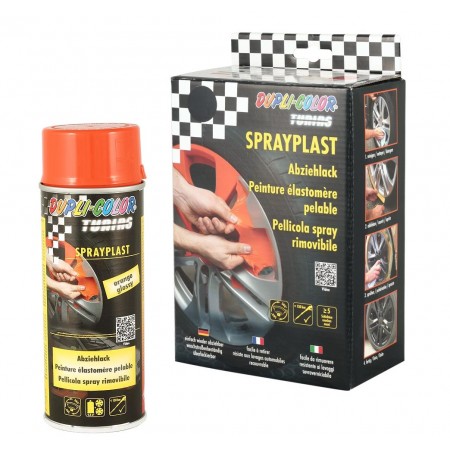 Sprayplast avtagbar färgfilm, orange 2x400ml