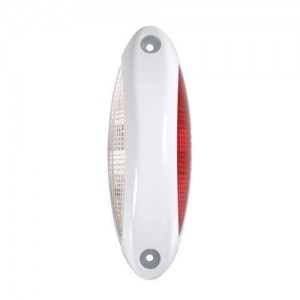 Auxiliary light LED white-red, 9-32V, 3 functions