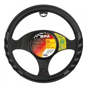 Steering wheel cover Spa Ø37/39 cm, gray