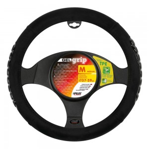 Steering Wheel Gel microfiber Ø37/39 cm, black
